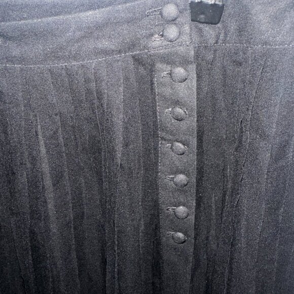 Kimchi & Blue Women's Black Pleated Chiffon Mini Skirt Size M - Picture 4 of 4
